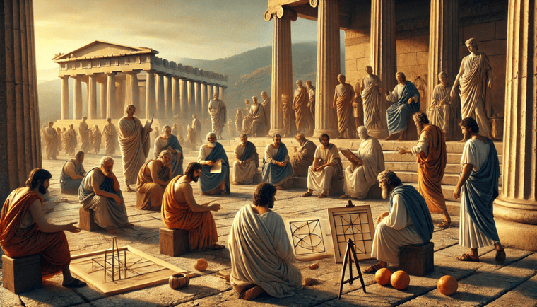 Ancient Greek mathematicians were some of the first to write down and use the idea of the symmetric property