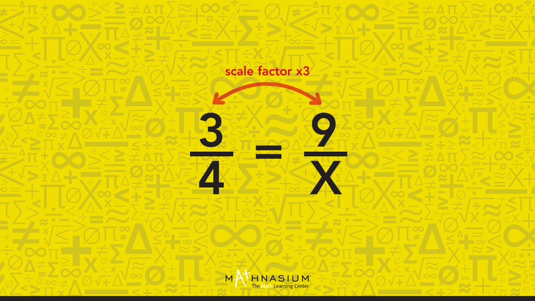 Explanation on how to solve a proportion.