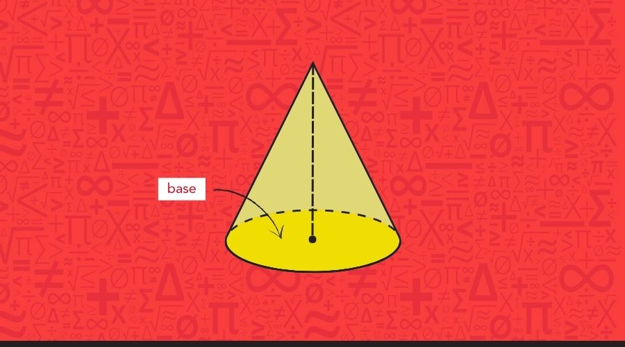 The base in a cone
