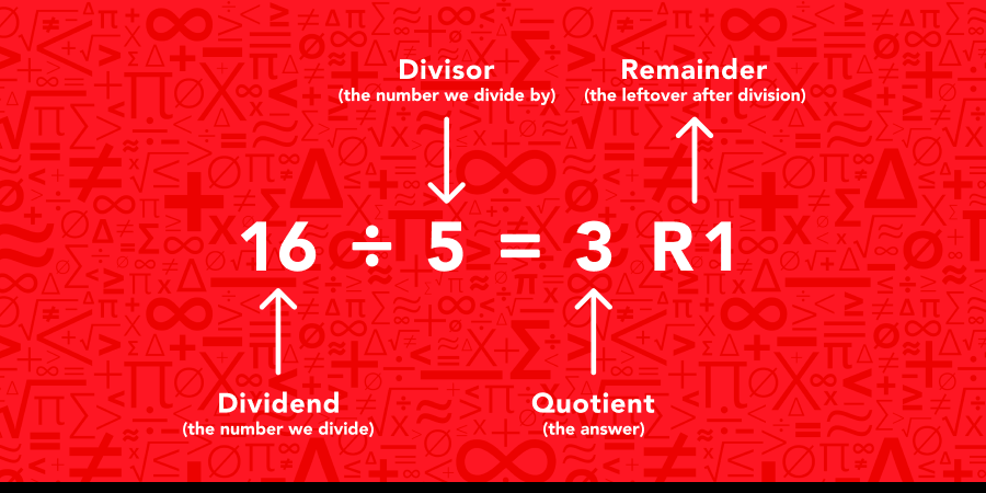 Long division components