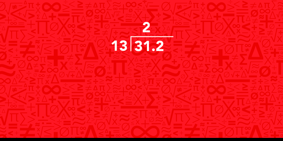 Long division of decimals example pt.3