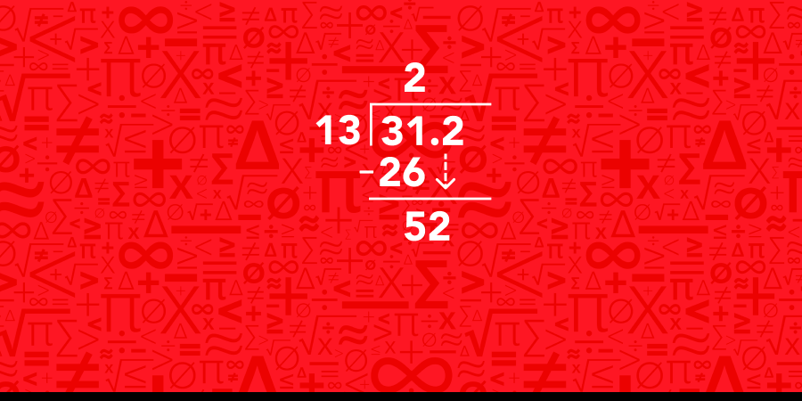 Long division of decimals example pt.5