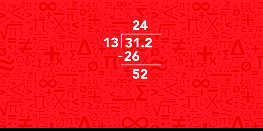 Long division of decimals example pt.6