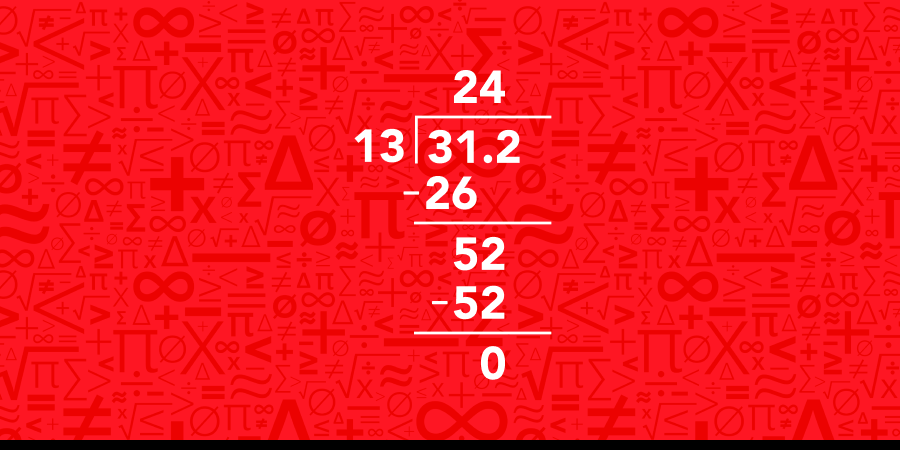 Long division of decimals example pt.7