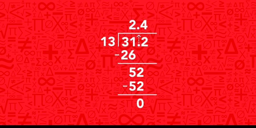 Long division of decimals example pt.8