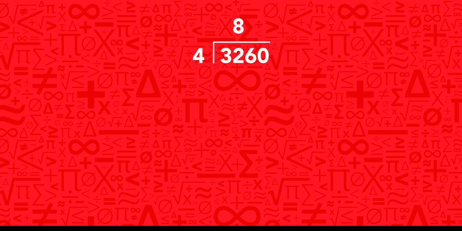 Diving a whole number by a decimal solved example pt.3