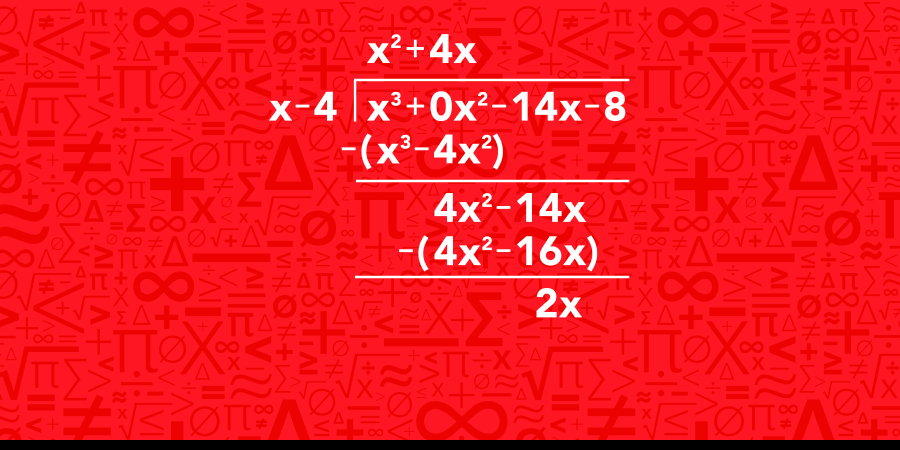 Long division of polynomials by missing terms pt.8