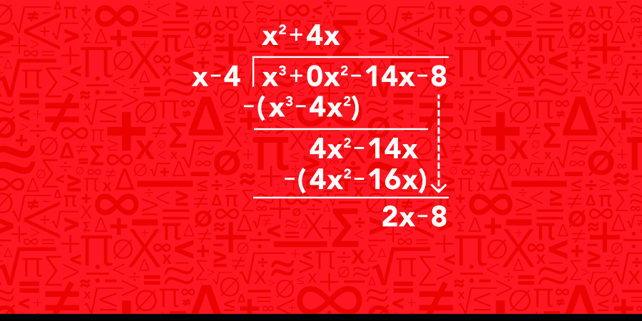 Long division of polynomials by missing terms pt.9
