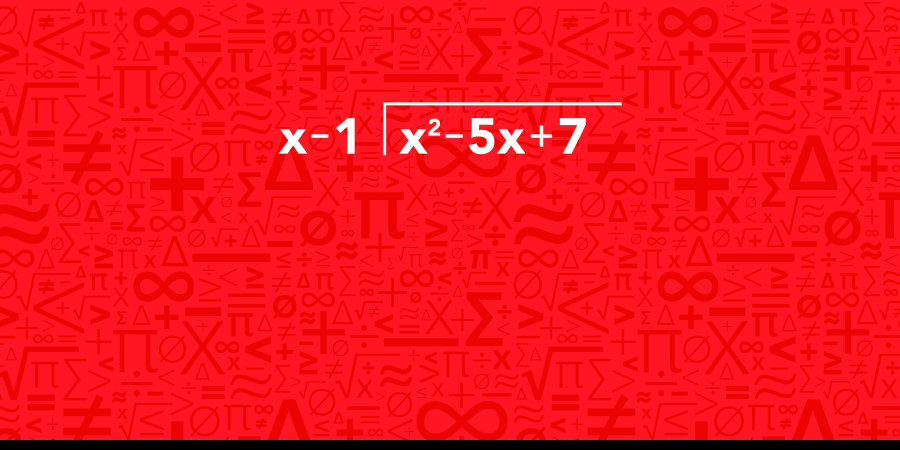 Long division of polynomials with remainders part 1 set 2