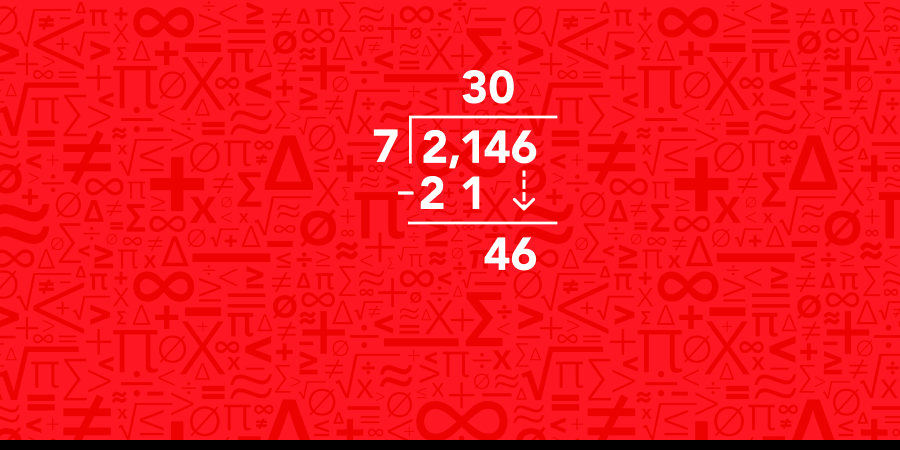 Long division with a zero in the quotient pt.5