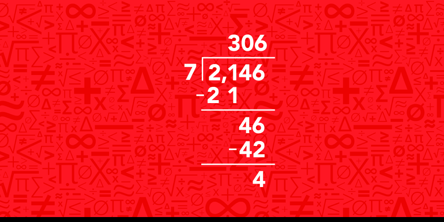 Long division with a zero in the quotient pt.7