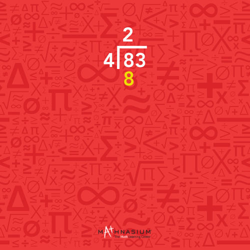 Decimal Long Division With a Decimal Number, Step 4.
