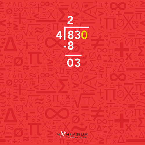 Decimal Long Division With a Decimal Number, Step 7.