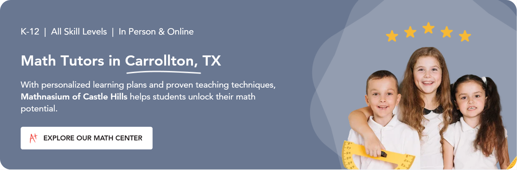Math tutors in Carrollton, TX.