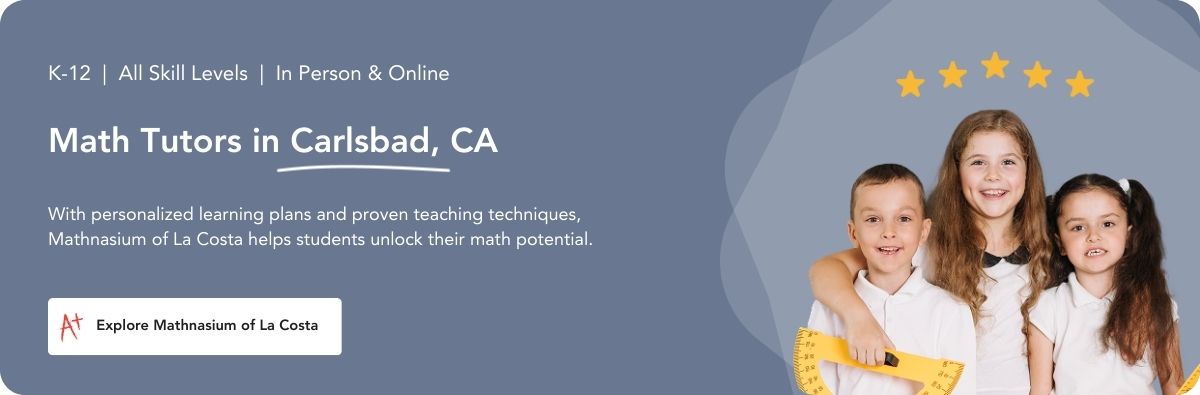 Math tutors in La Costa, CA