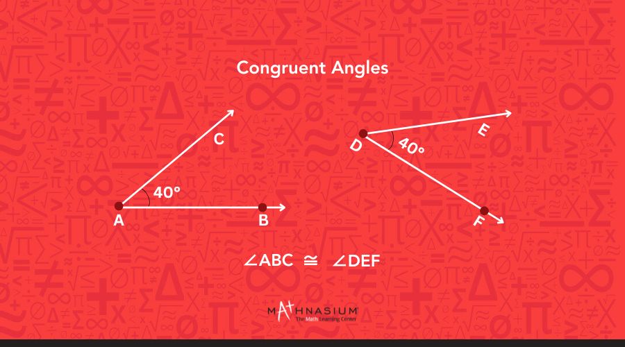Congruent angles example