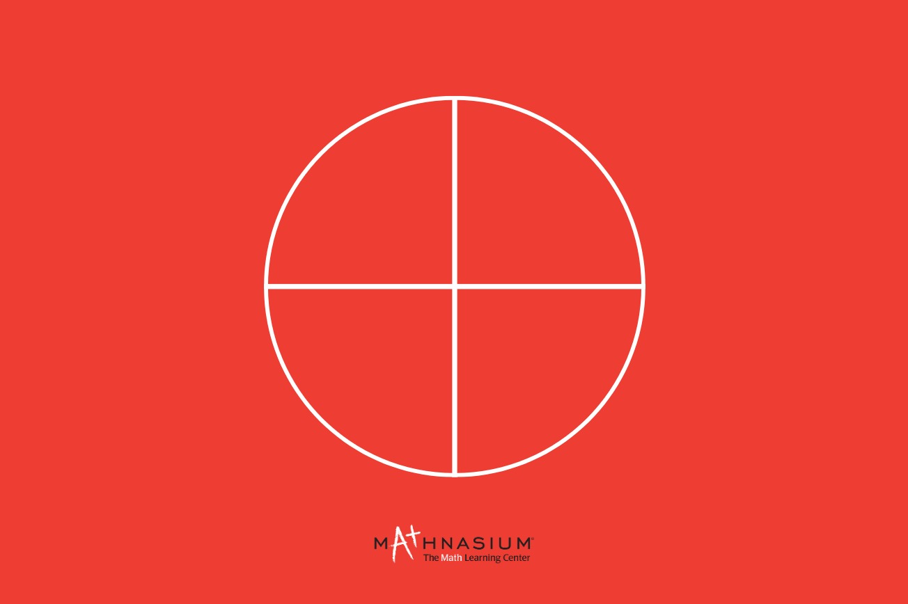 Fraction visualized as a circle.