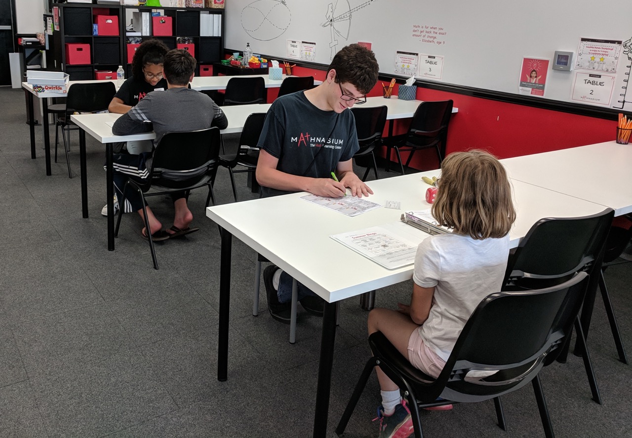 A session at Mathnasium