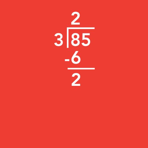 Step 2 of long division