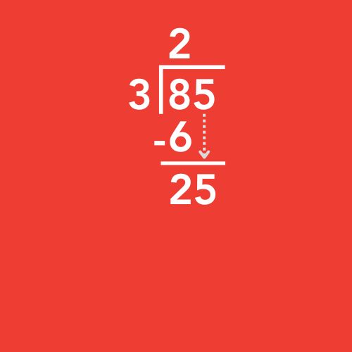 Step 3 of long division
