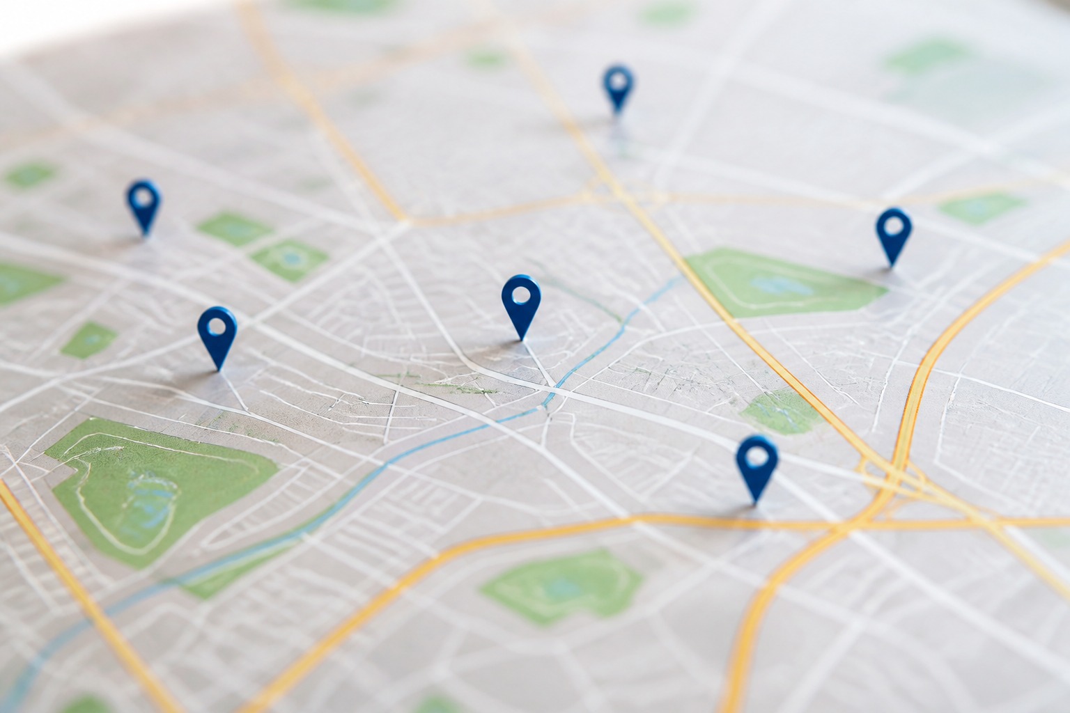Map illustrating the Park Road area of Charlotte, highlighting tutoring center locations