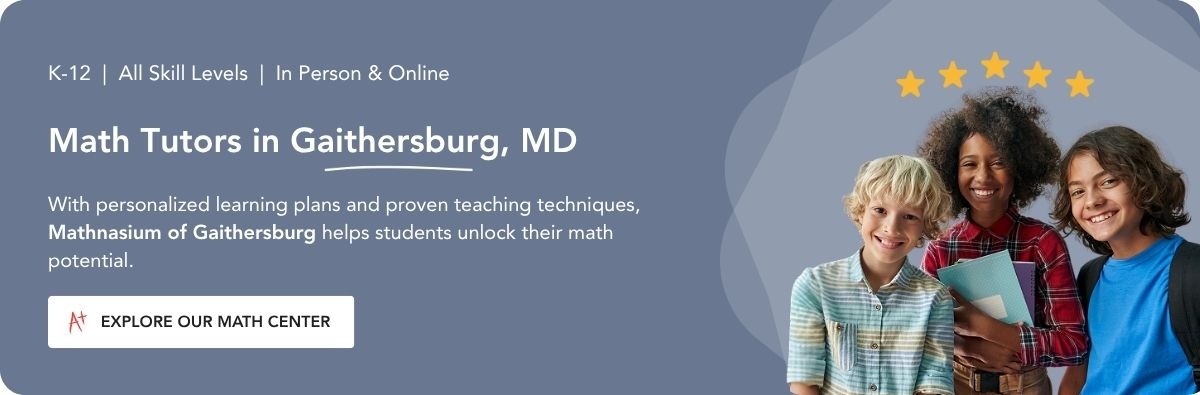 Math tutors in Gaithersburg MD