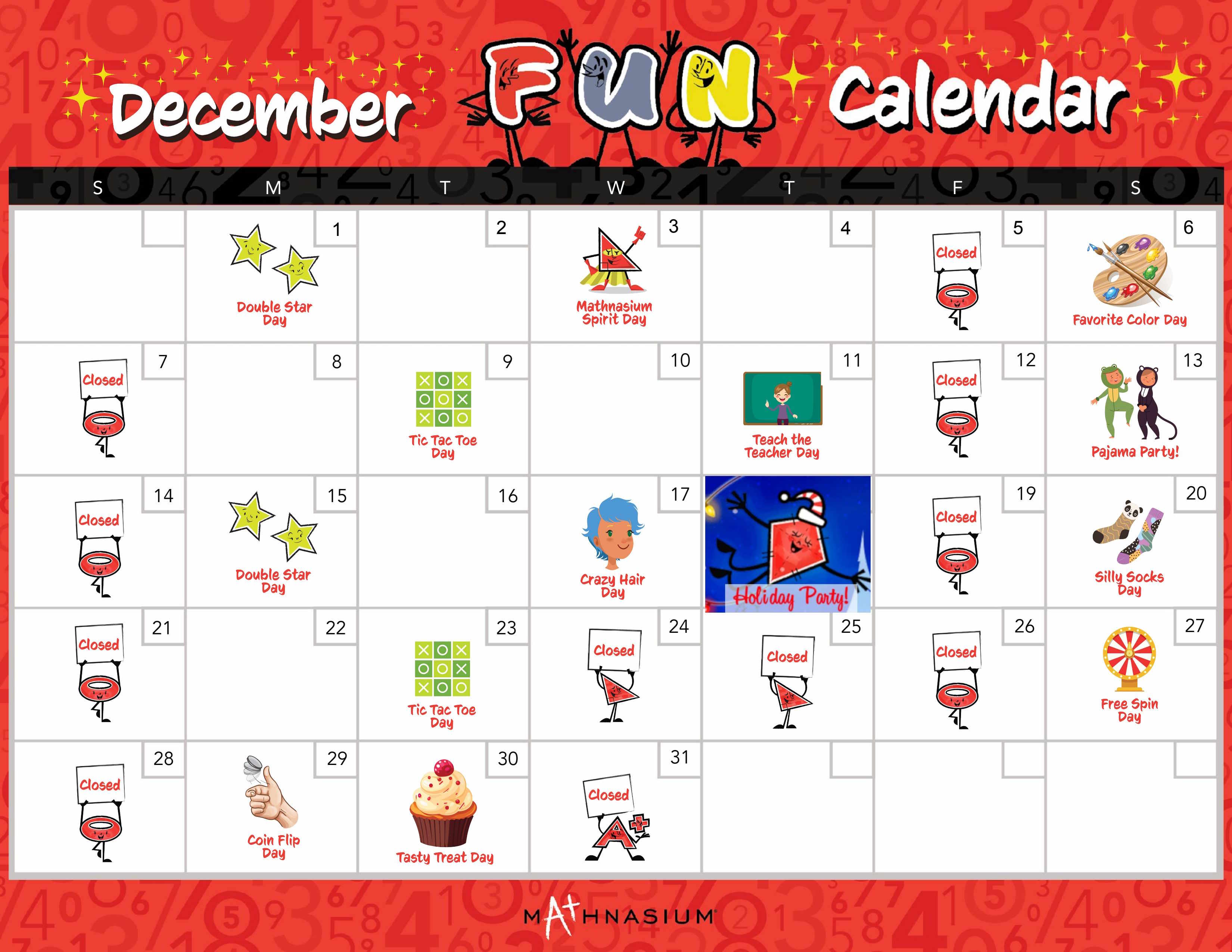 December FUN Calendar