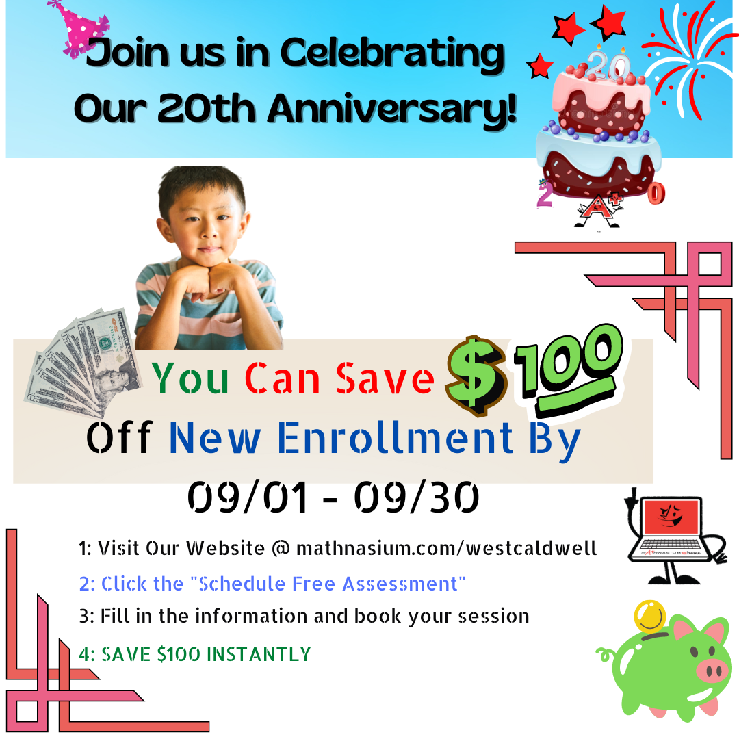 Mathnasium's 20th Anniversary: Let's Celebrate Together!
