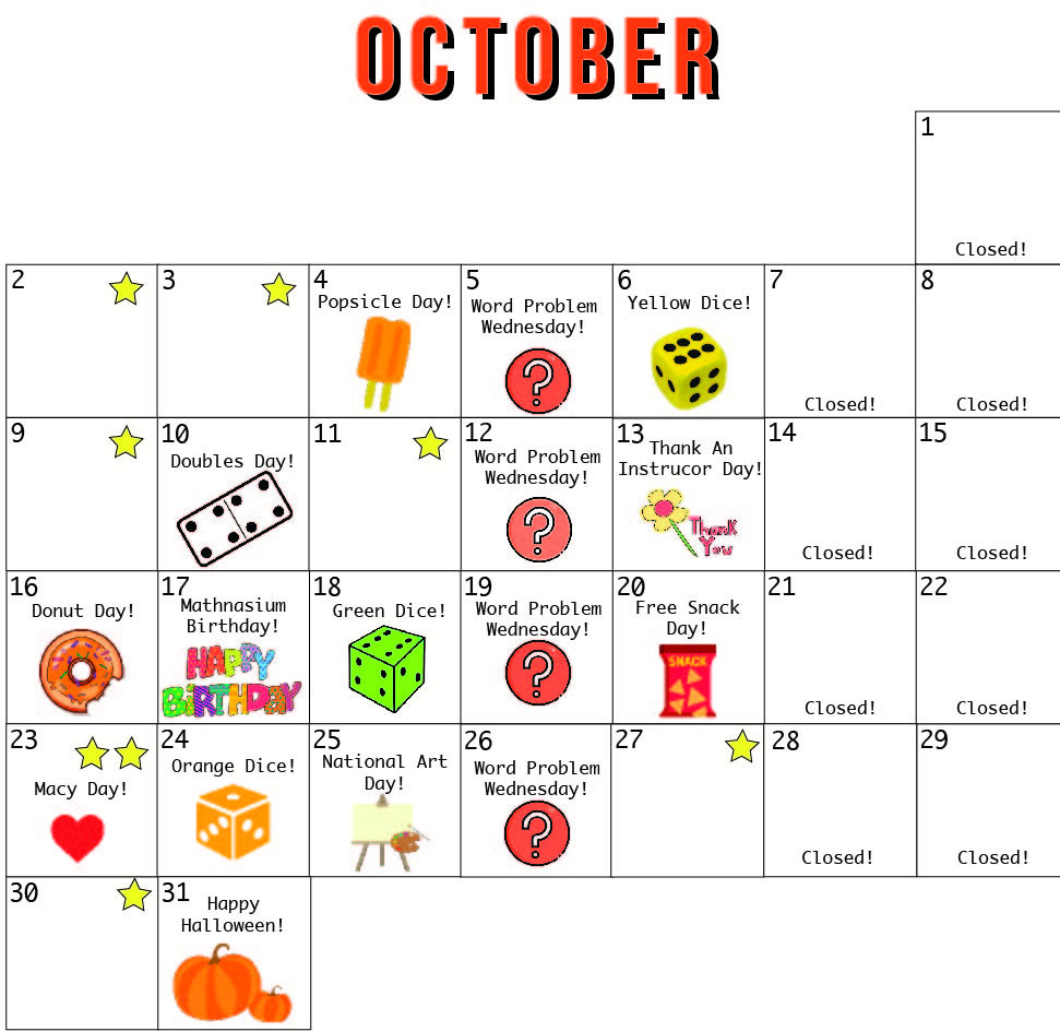 October Fun and Events!