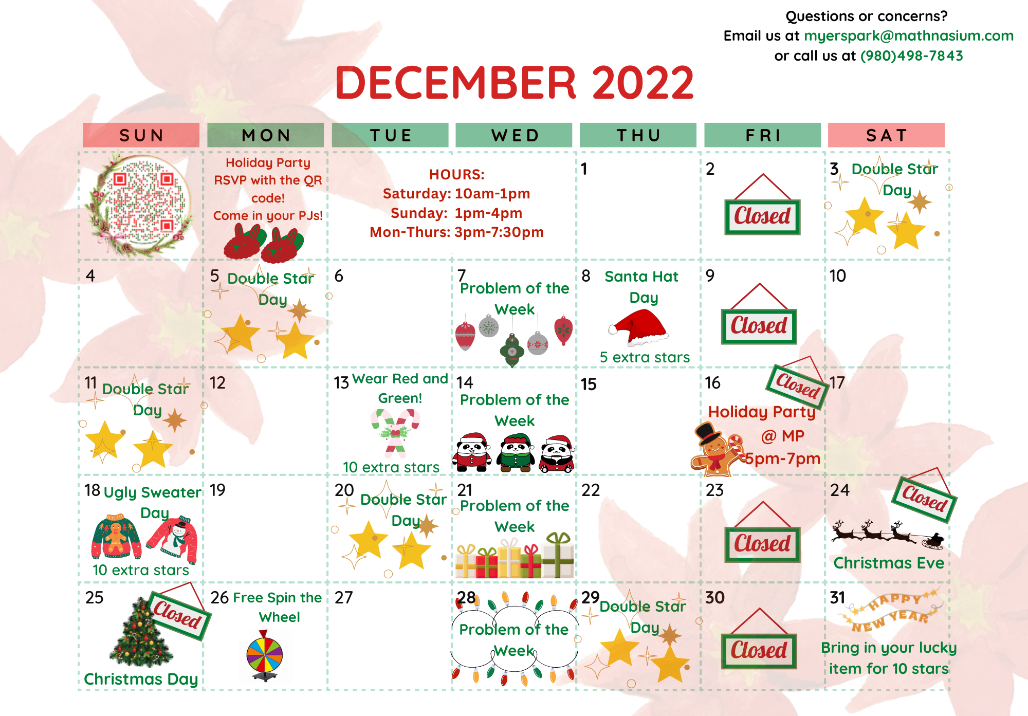 December Fun Calendar!