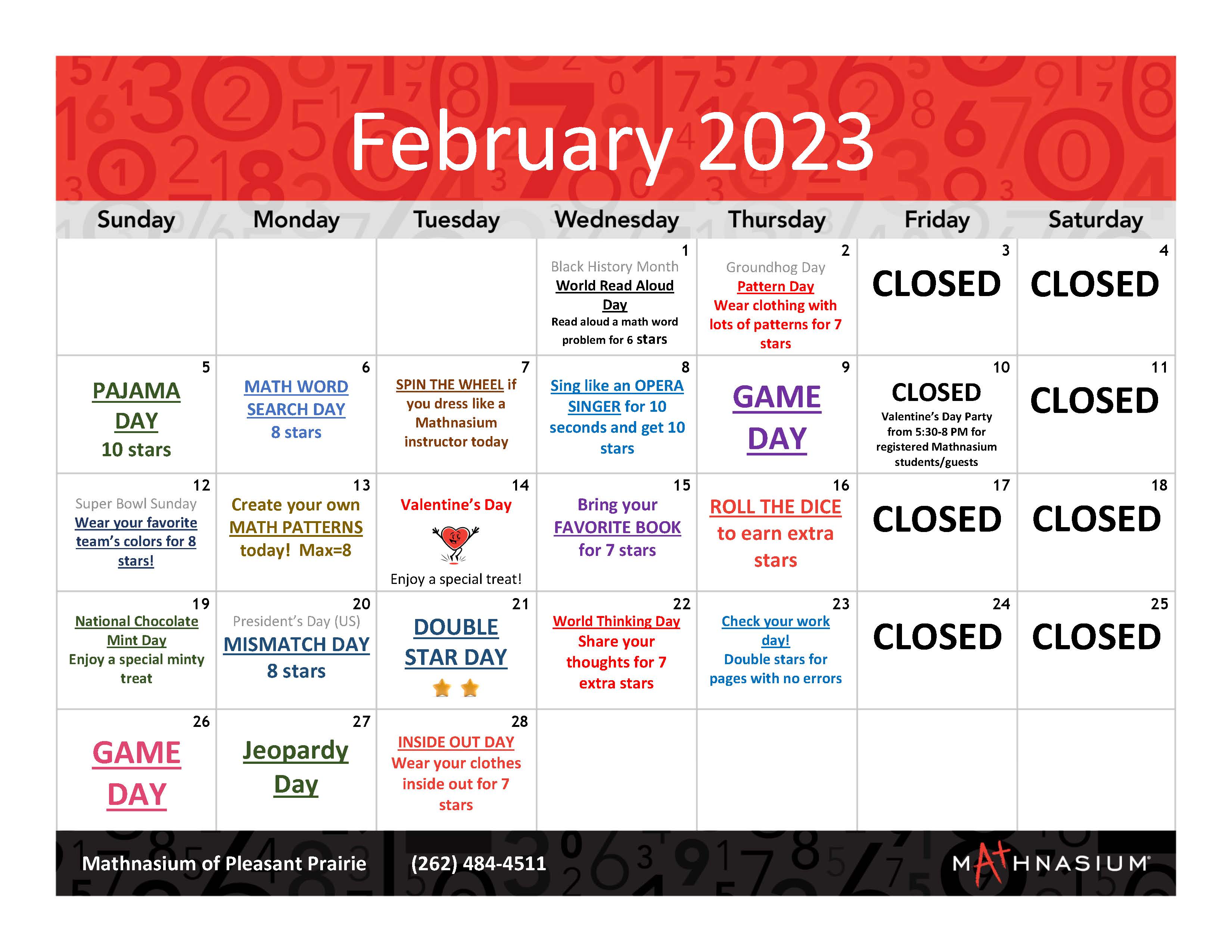 February 2023 Calendar