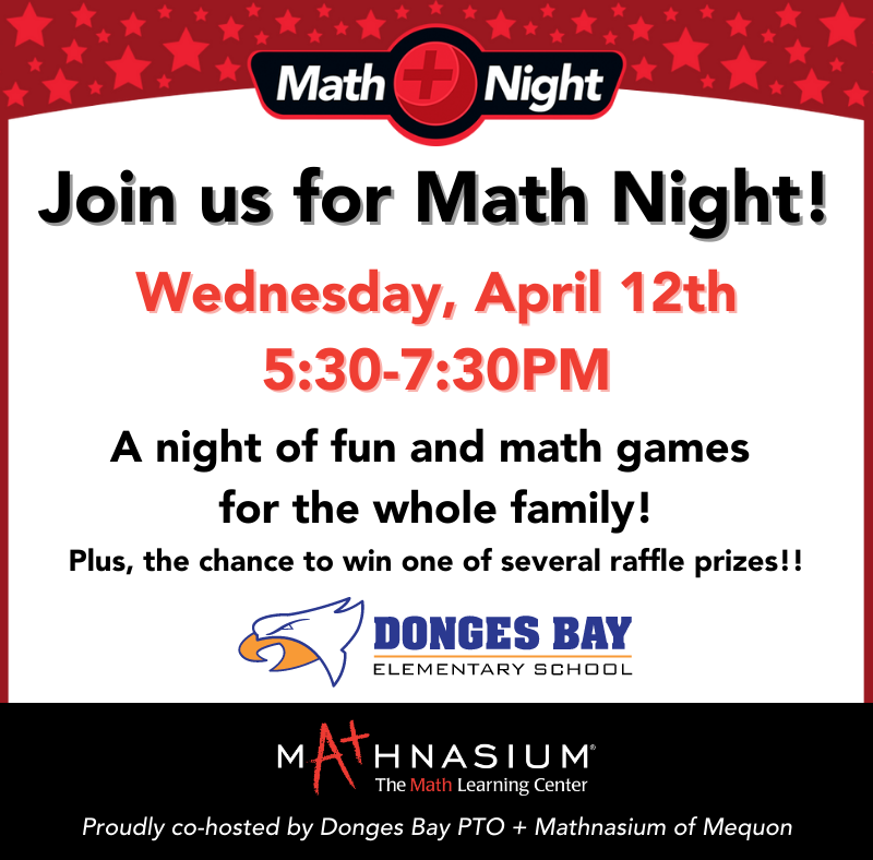 Donges Bay Elementary Math Night