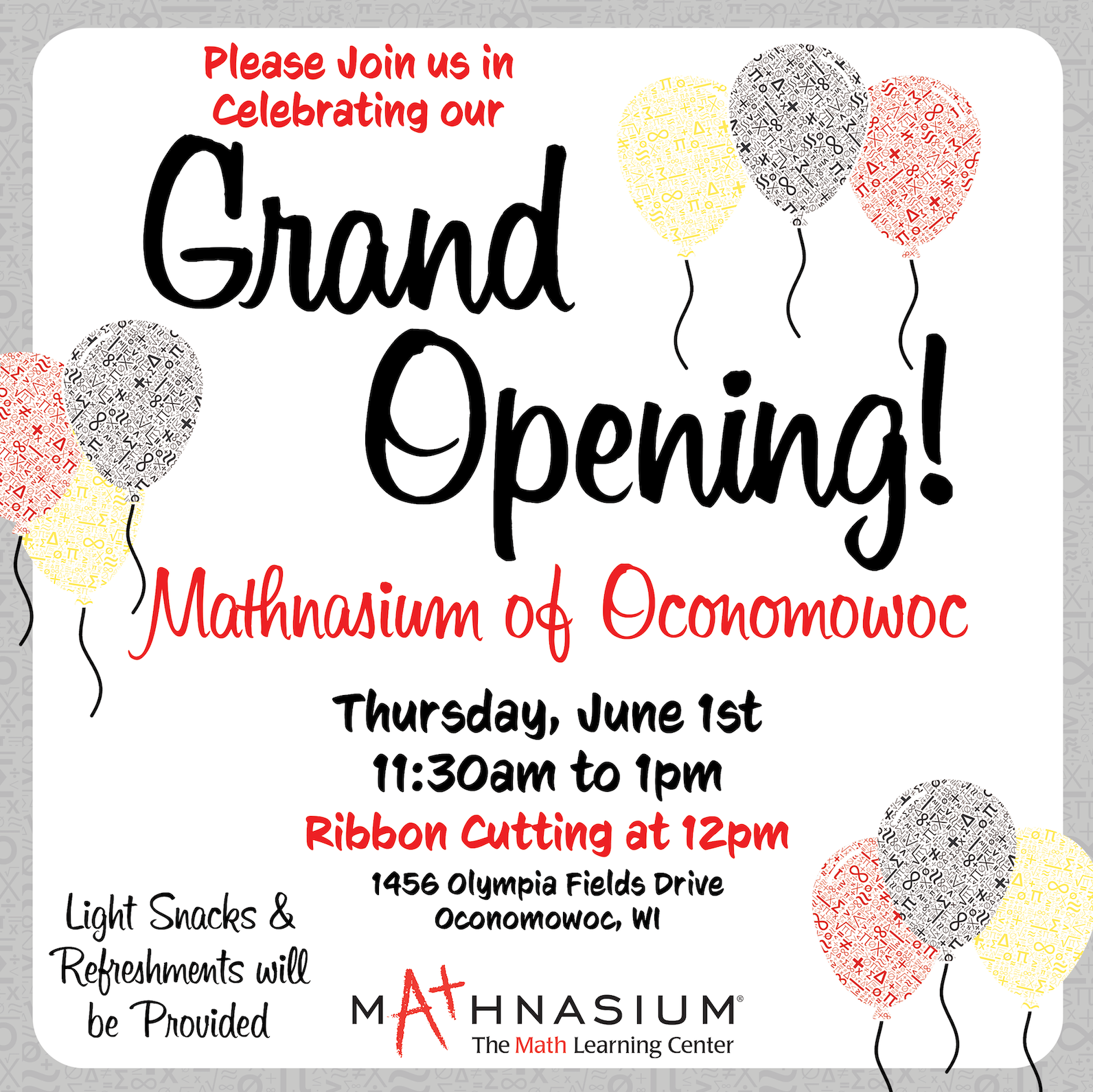 Mathnasium of Oconomowoc Grand Opening Celebration & Ribbon Cutting