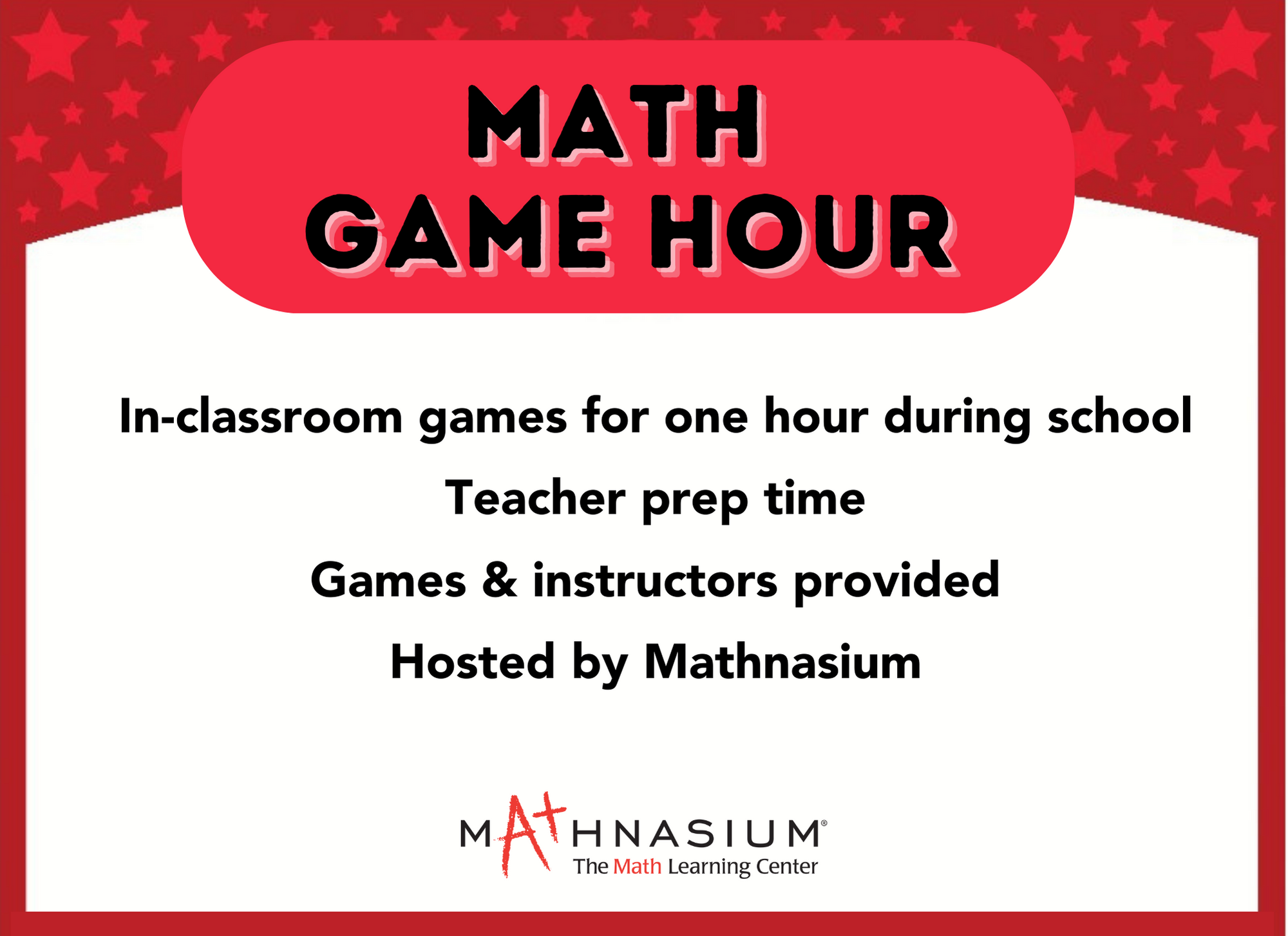Math Game Hour