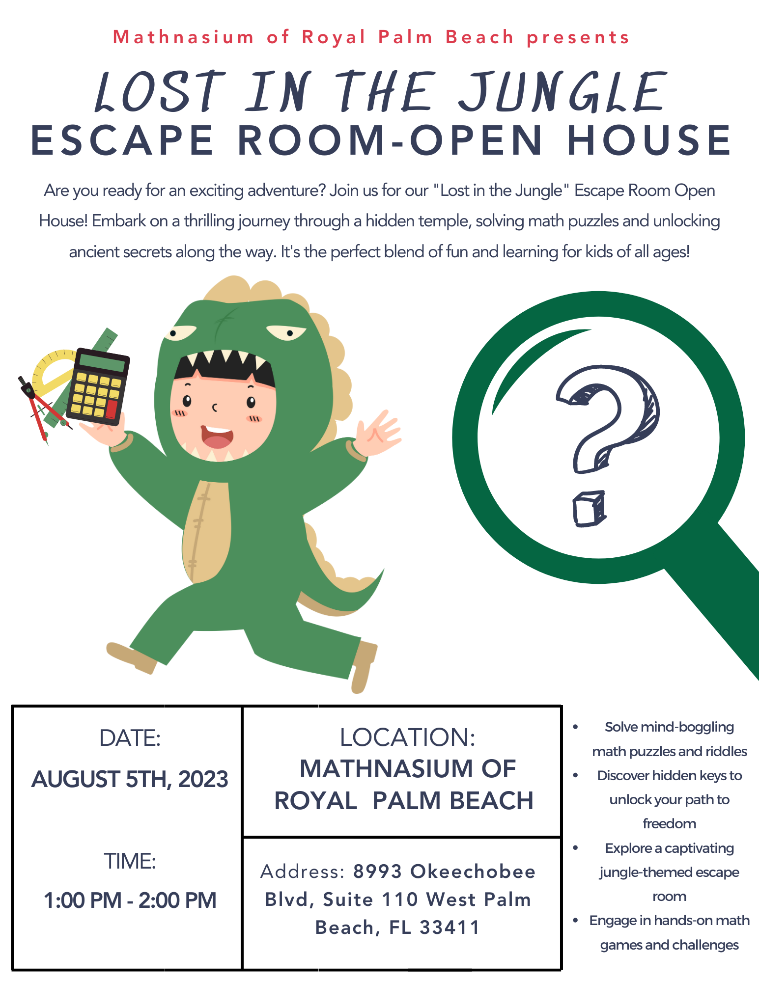 Escape Room Open House