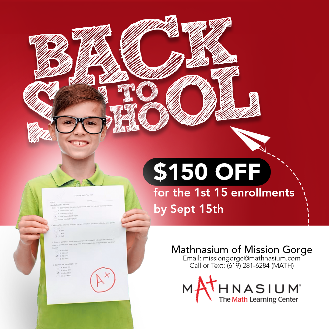 Mission Gorge Promotions Mathnasium