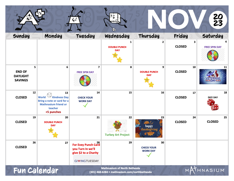November Fun Days