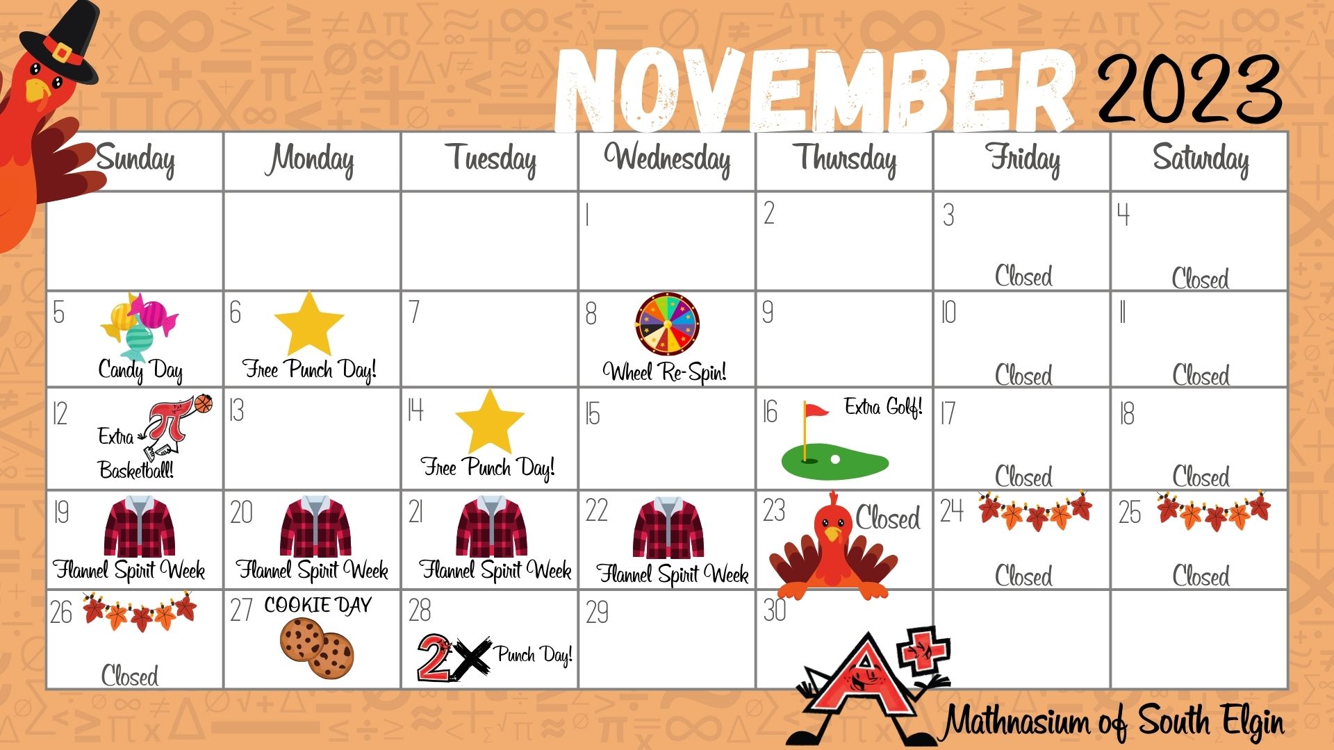 November Fun Calendar
