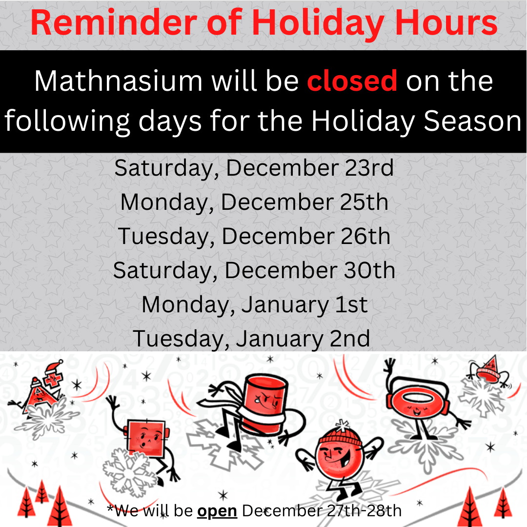 December Holiday Schedule