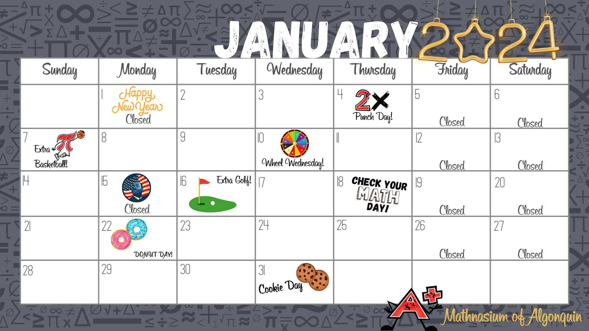 January's Fun Calendar