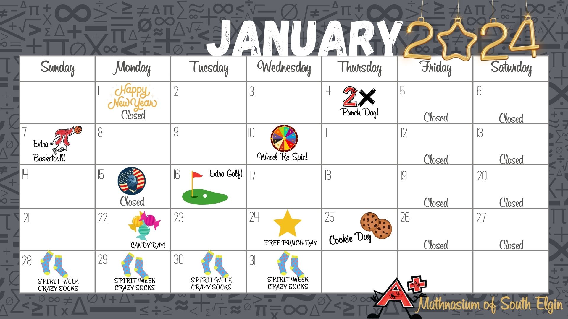 January Fun Calendar
