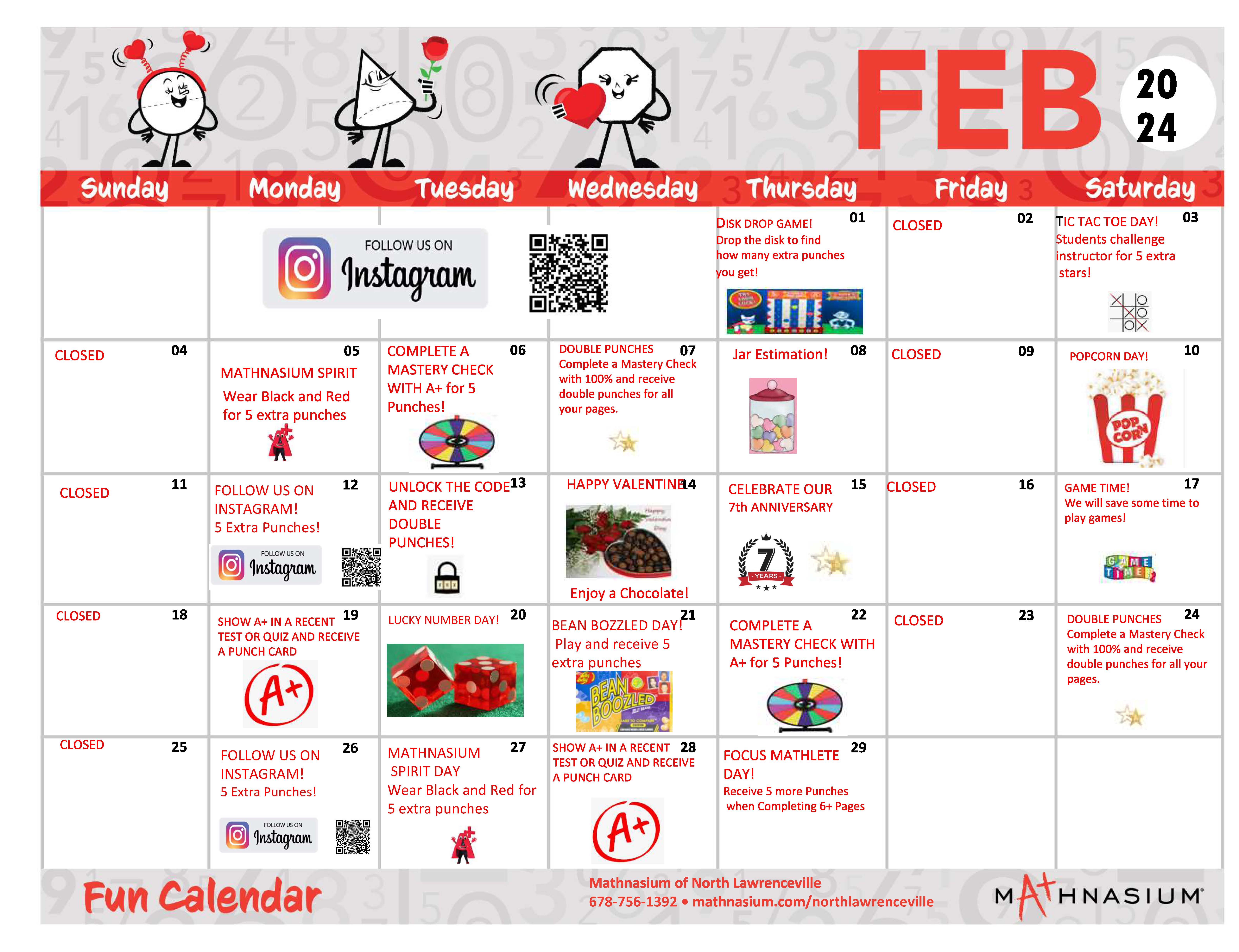 February Fun Calendar