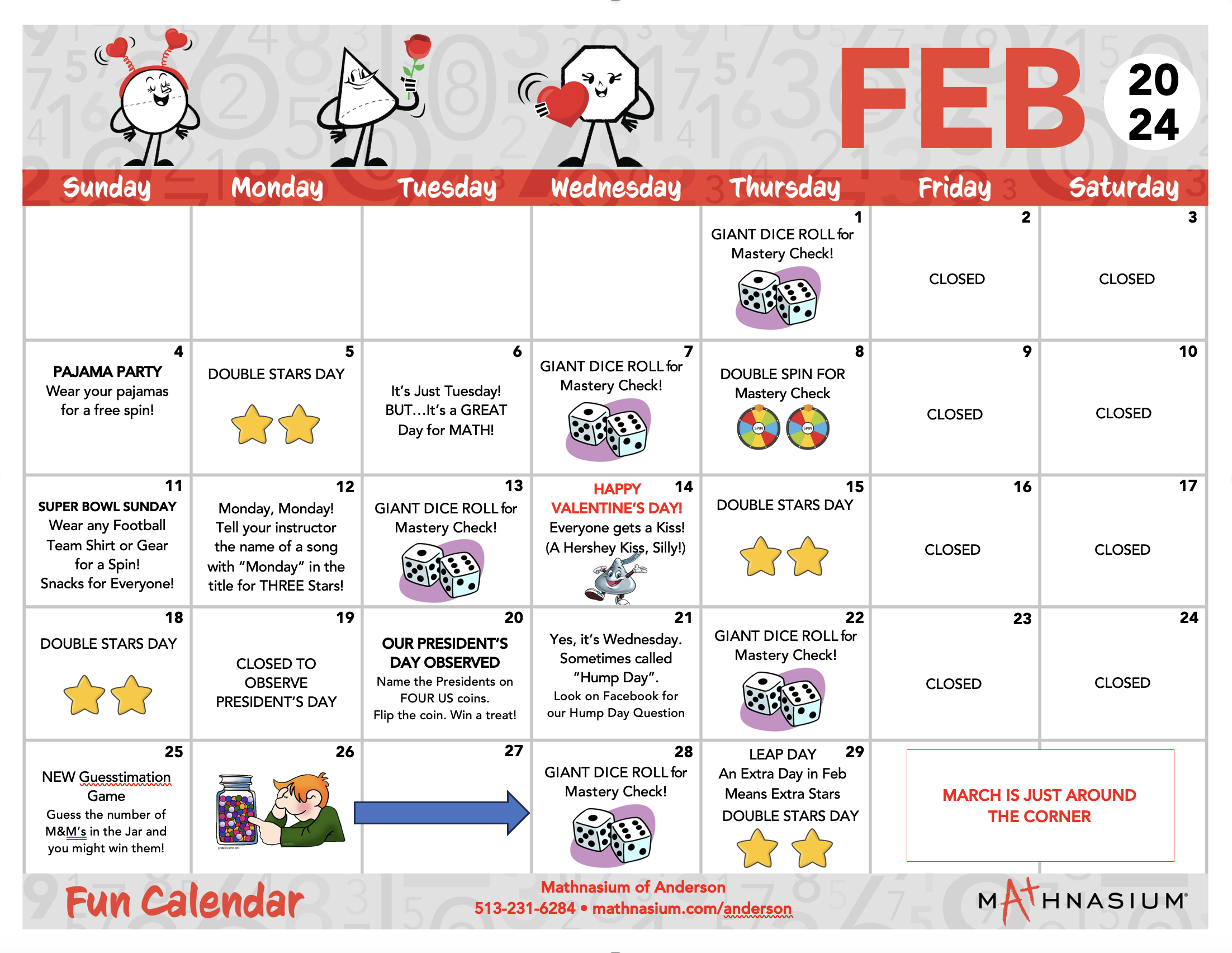 February 2024 Fun Calendar