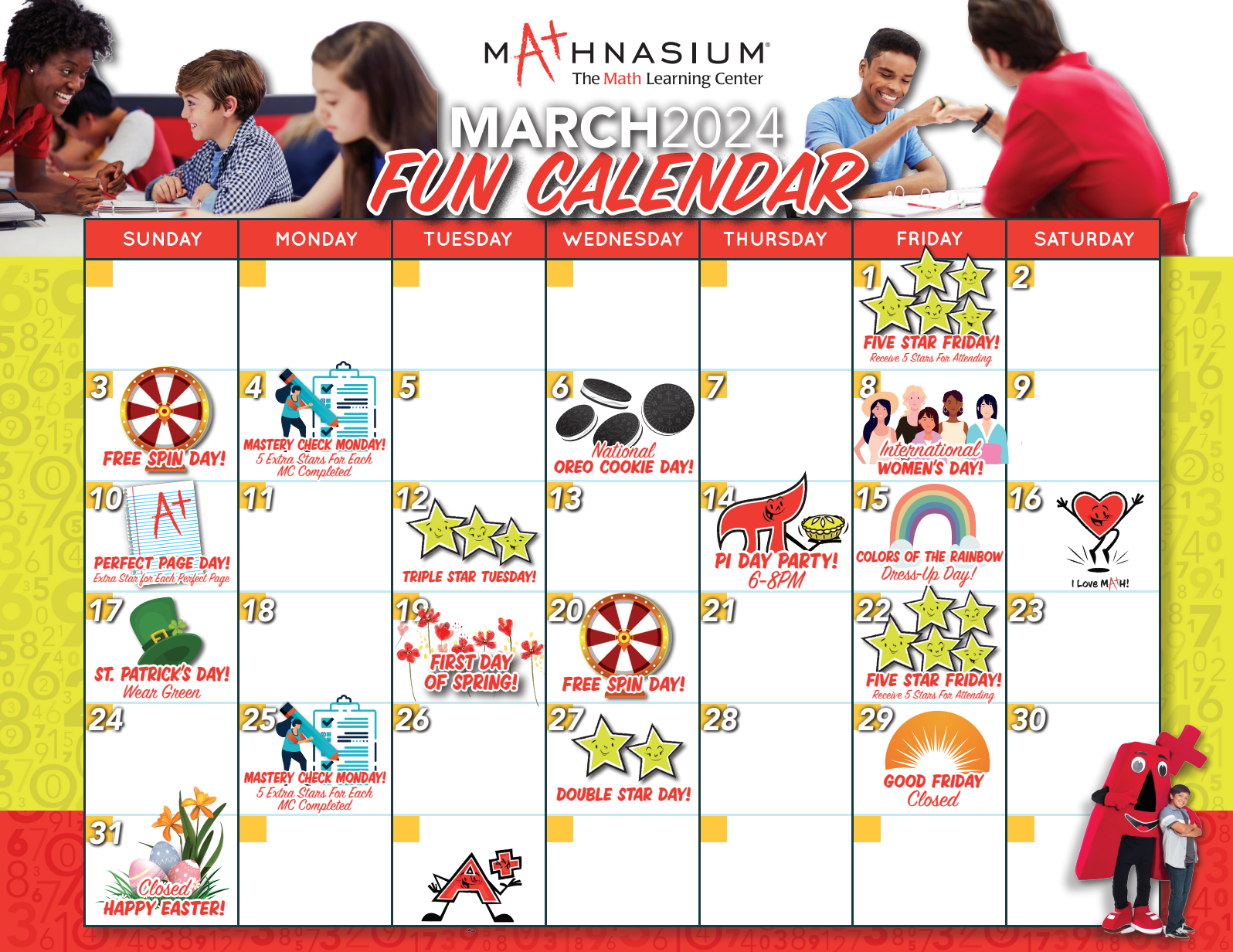 March Fun Calendar