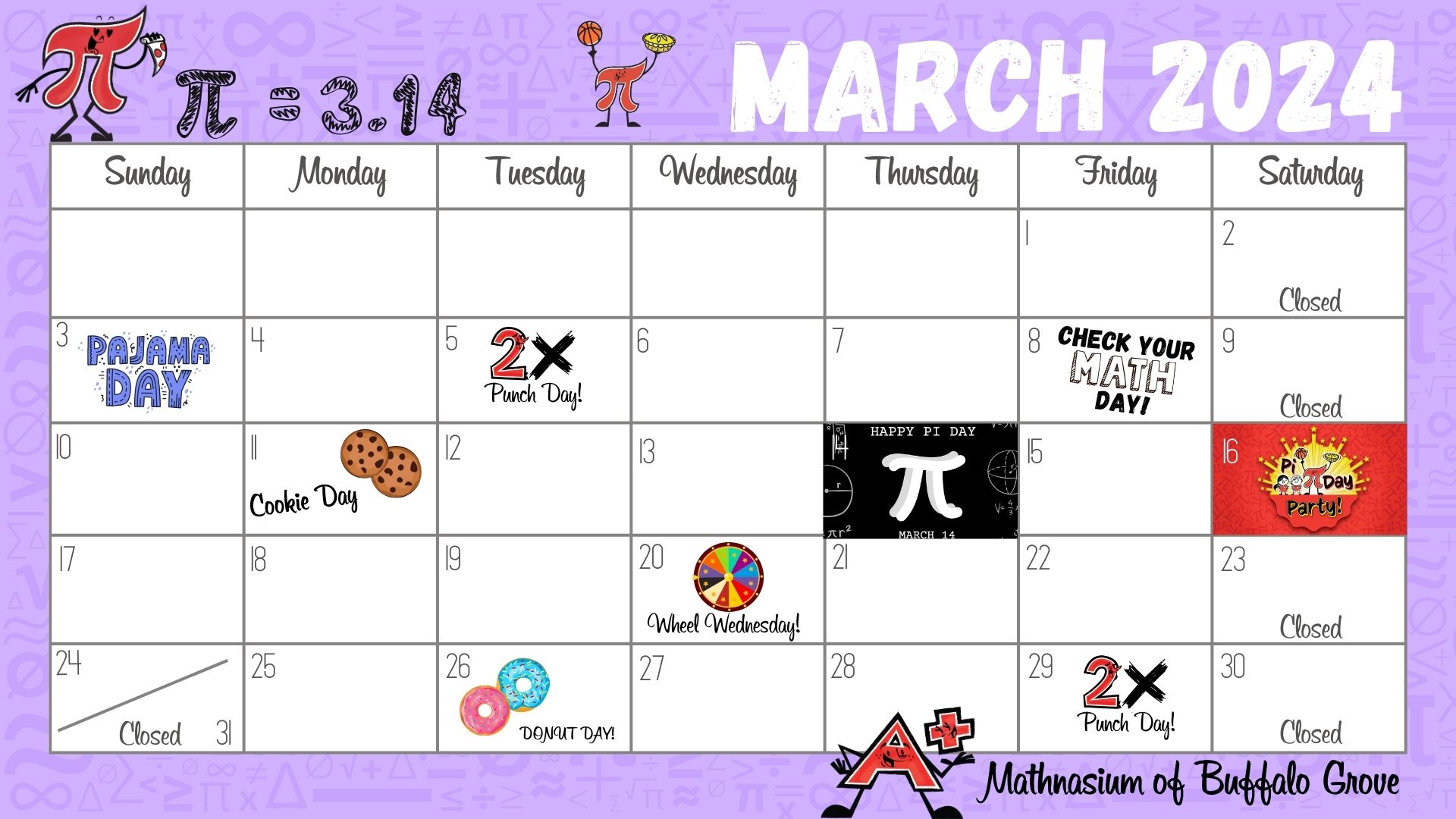 March Fun Calendar