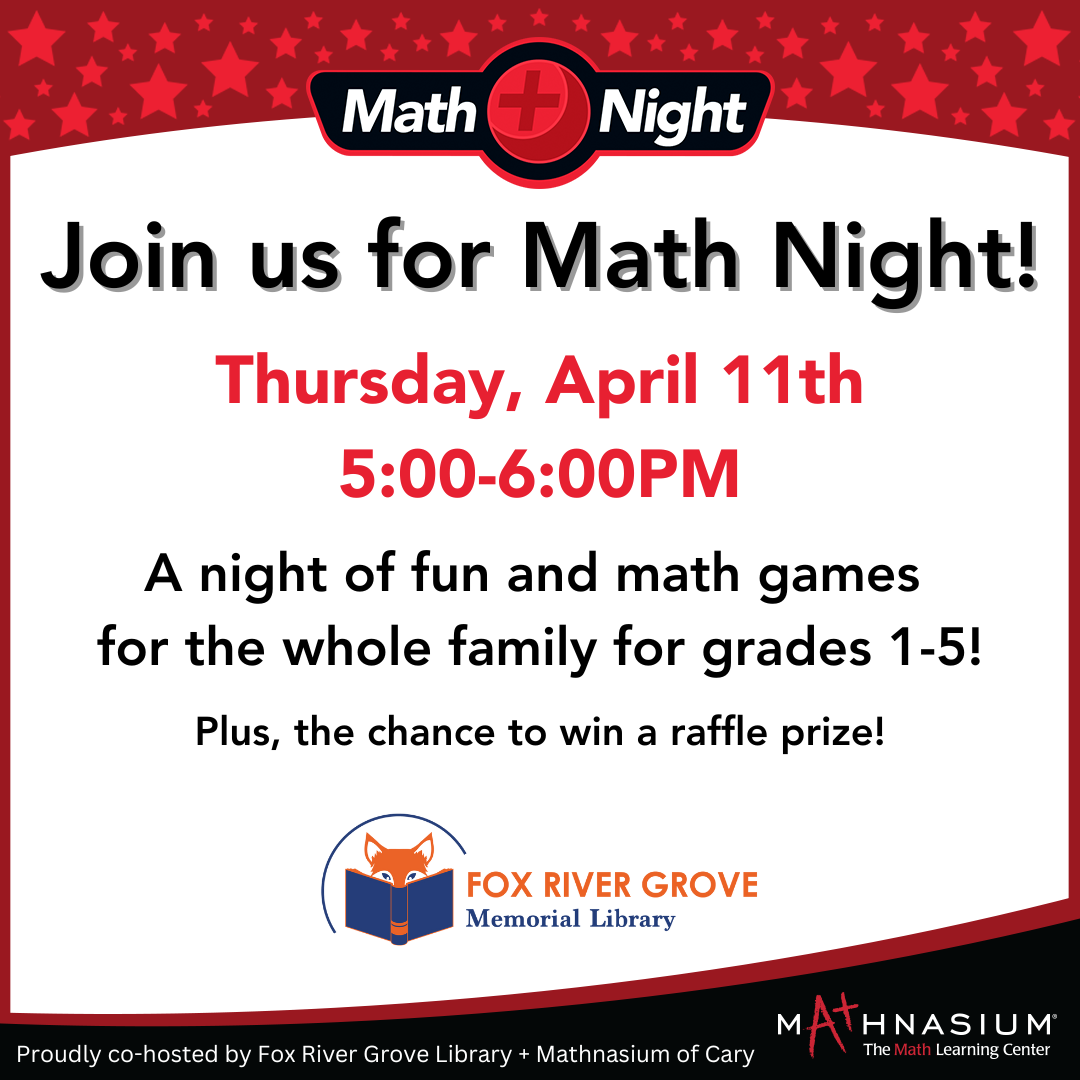 Fox River Grove Library Math Night