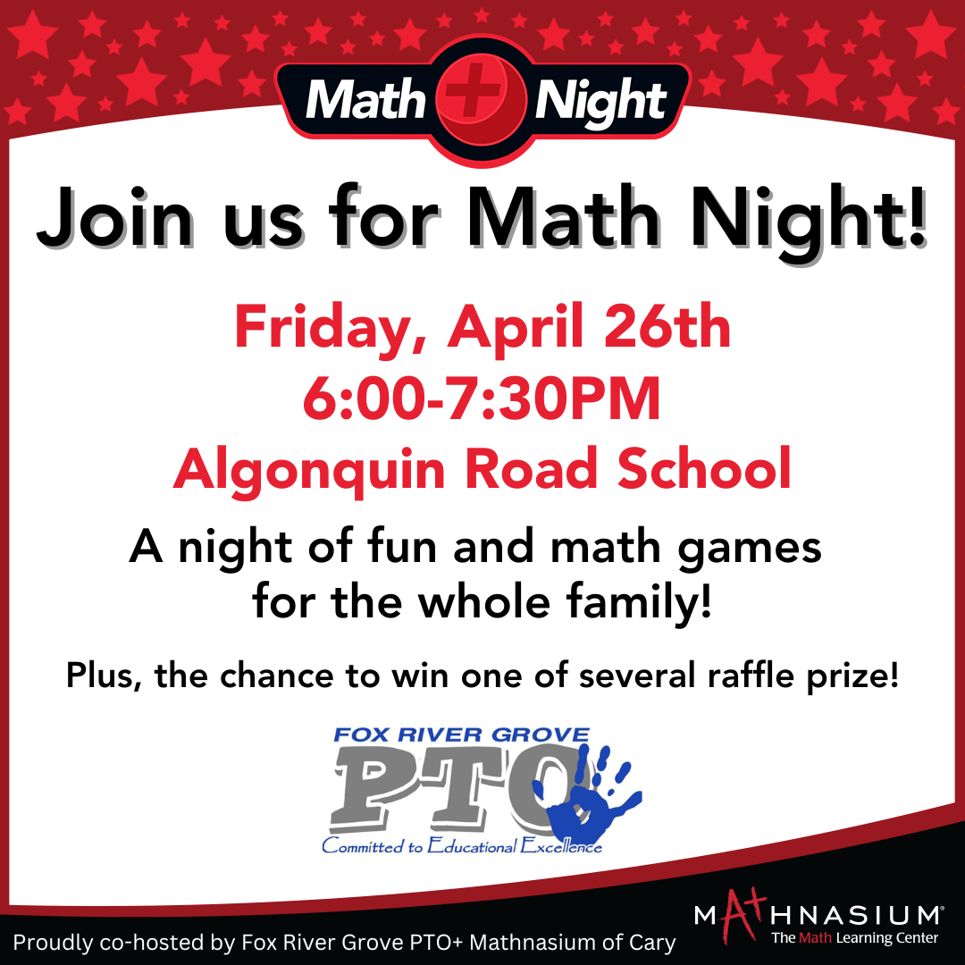 Fox River Grove PTO Math Night