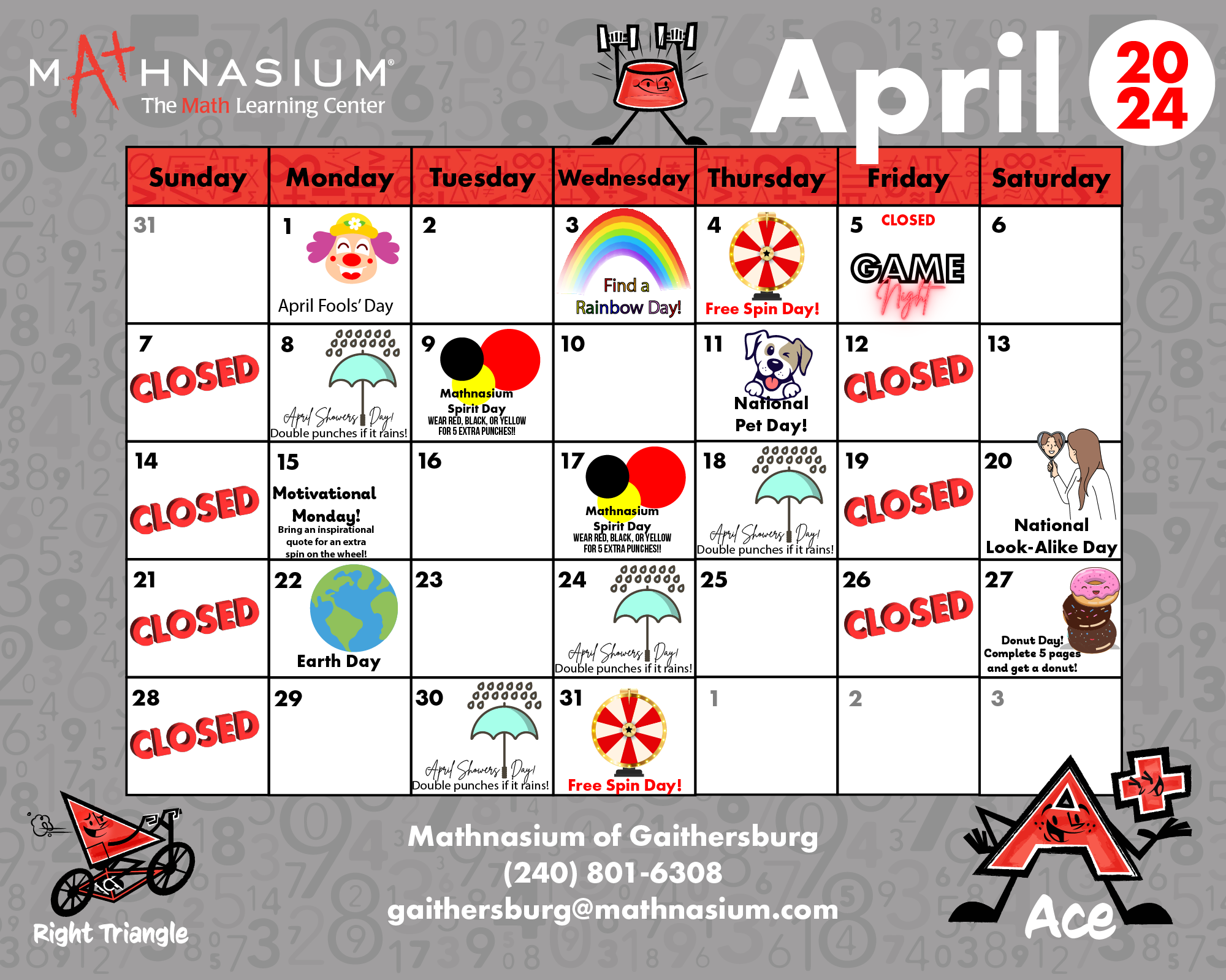 Fun Calendar: April 2024