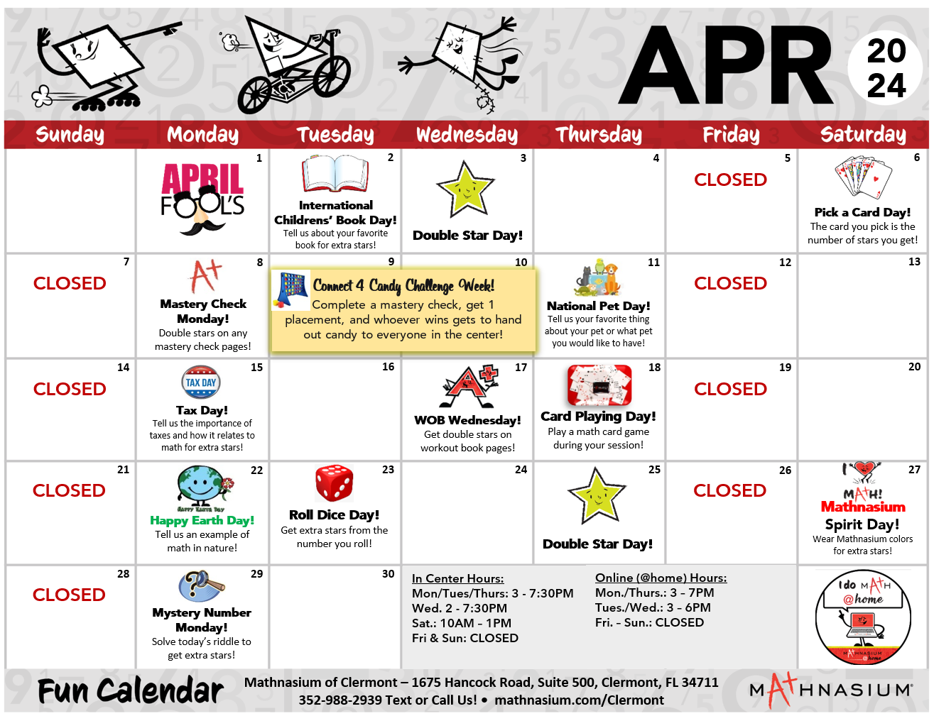 April Fun Calendar!