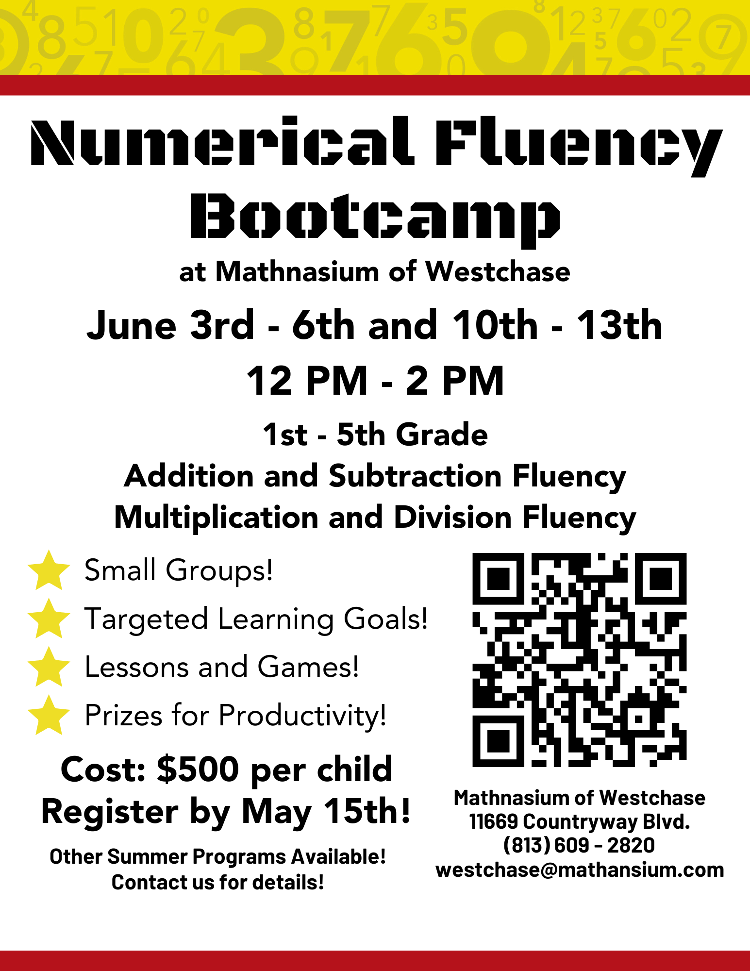 Numerical Fluency Bootcamp